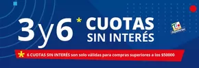 3 y 6 cuotas sin interes!!
