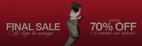 Final Sale. Hasta 70% off