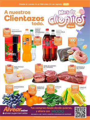 Catálogo Super Alvear en Santa Fe | Ofertas Super Alvear | 2025-08-14T00:00:00.000Z - 2025-08-20T00:00:00.000Z
