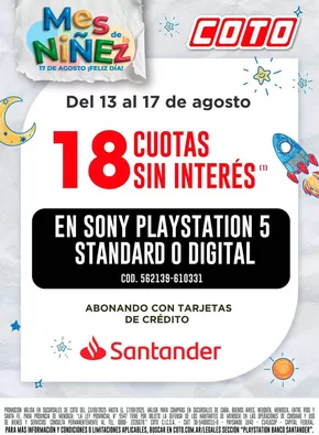 Catálogo Coto en Recoleta | Coto Afiche Web- Play Station Santander | 2025-08-13T00:00:00.000Z - 2025-08-17T00:00:00.000Z