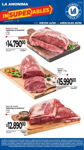 Catálogo La Anonima | Ofertas especiales atractivas para todos | 2025-08-14T00:00:00.000Z - 2025-08-20T00:00:00.000Z