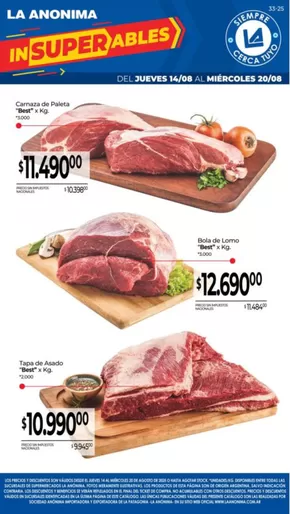 Catálogo La Anonima en Las Heras (Santa Cruz) | Descuentos y promociones | 2025-08-14T00:00:00.000Z - 2025-08-20T00:00:00.000Z