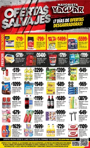 Catálogo Supermercados Yaguar en Santa Fe | Descubre ofertas atractivas | 2025-08-11T00:00:00.000Z - 2025-08-16T00:00:00.000Z
