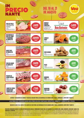 Catálogo Supermercados Vea | Catálogo Supermercados Vea | 2025-08-18T00:00:00.000Z - 2025-08-21T00:00:00.000Z