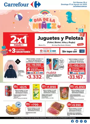 Catálogo Carrefour en Martín Coronado | Fin de semana | 15 al 17 Agosto | 2025-08-15T00:00:00.000Z - 2025-08-17T00:00:00.000Z
