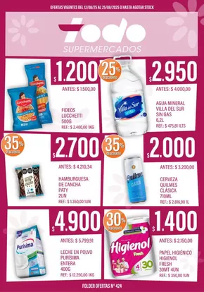 Catálogo Supermercados Todo en San Carlos de Bariloche | PDF para WEB 424 | 2025-08-17T00:00:00.000Z - 2025-12-31T00:00:00.000Z