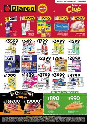 Catálogo Diarco en Mar del Plata | Ofertas Diarco Barrio | 2025-08-18T00:00:00.000Z - 2025-08-22T00:00:00.000Z