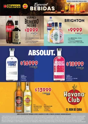 Catálogo Diarco en Mar del Plata | Diarco Especial Bebidas | 2025-08-18T00:00:00.000Z - 2025-08-22T00:00:00.000Z