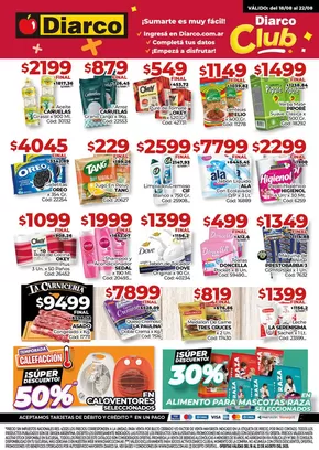 Catálogo Diarco en Mar del Plata | Diarco Ofertas Sur | 2025-08-18T00:00:00.000Z - 2025-08-22T00:00:00.000Z