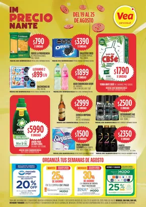 Catálogo Supermercados Vea en Lanús | Ofertas imPRECIOnante  | 2025-08-19T00:00:00.000Z - 2025-08-25T00:00:00.000Z