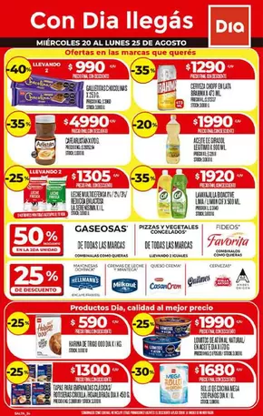 Catálogo Supermercados DIA en Salta | Ofertas principales para todos los clientes | 2025-08-20T00:00:00.000Z - 2025-08-25T00:00:00.000Z