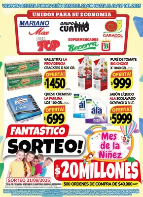 Catálogo Supermercados Mariano Max en Lomas de Zamora | Ofertas especiales para ti | 2025-08-20T00:00:00.000Z - 2025-09-01T00:00:00.000Z