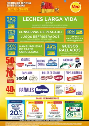 Catálogo Supermercados Vea en Cipolletti | Ofertas exclusivas para nuestros clientes | 2025-08-22T00:00:00.000Z - 2025-08-24T00:00:00.000Z