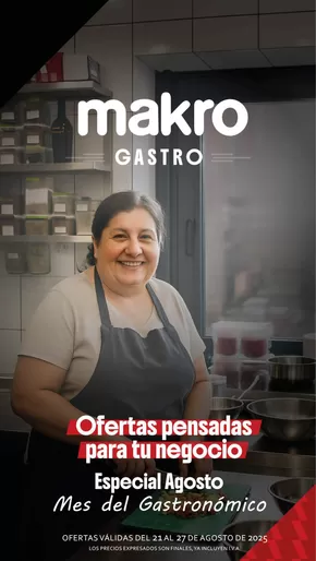 Catálogo Makro en Lomas de Zamora | Ofertas Gastronómicas | 2025-08-21T00:00:00.000Z - 2025-08-27T00:00:00.000Z