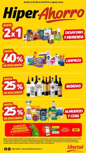 Catálogo Hiper Libertad en Córdoba | Catálogo Hiper Libertad | 2025-08-20T00:00:00.000Z - 2025-09-03T00:00:00.000Z