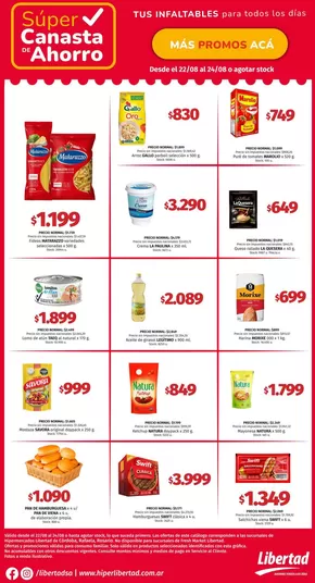 Catálogo Hiper Libertad en Córdoba | Descuentos y promociones | 2025-08-22T00:00:00.000Z - 2025-08-24T00:00:00.000Z