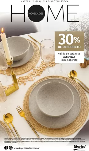 Catálogo Hiper Libertad en Córdoba | Ofertas principales para todos los cazadores de gangas | 2025-08-22T00:00:00.000Z - 2025-09-03T00:00:00.000Z