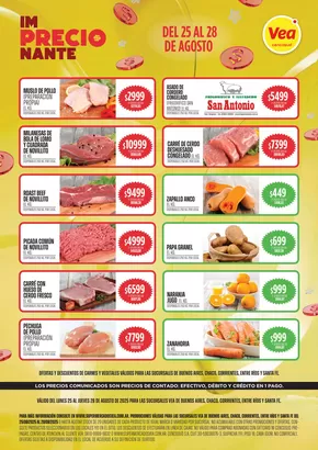 Catálogo Supermercados Vea en Hurlingham | Oferta Semanal BsAs Nea | 2025-08-25T00:00:00.000Z - 2025-08-28T00:00:00.000Z
