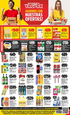 Catálogo Supermercados Yaguar en Mendoza | Descubre ofertas atractivas | 2025-08-25T00:00:00.000Z - 2025-08-30T00:00:00.000Z