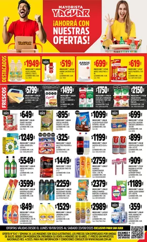 Catálogo Supermercados Yaguar en Mendoza | Ofertas especiales atractivas para todos | 2025-08-25T00:00:00.000Z - 2025-08-30T00:00:00.000Z