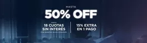 Hasta 50% off