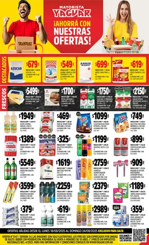 Catálogo Supermercados Yaguar en Salta | Grandes descuentos en productos seleccionados | 2025-08-25T00:00:00.000Z - 2025-08-30T00:00:00.000Z