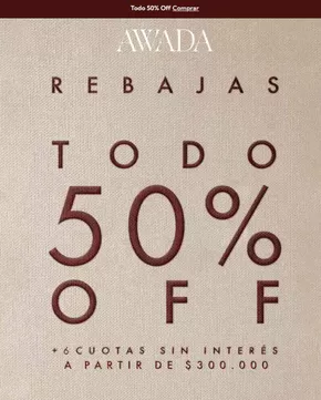 Catálogo Awada en La Plata | Todo 50% off | 2025-08-28T00:00:00.000Z - 2025-09-10T00:00:00.000Z