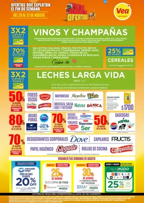 Catálogo Supermercados Vea en La Plata | Gangas y ofertas actuales | 2025-08-29T00:00:00.000Z - 2025-08-31T00:00:00.000Z
