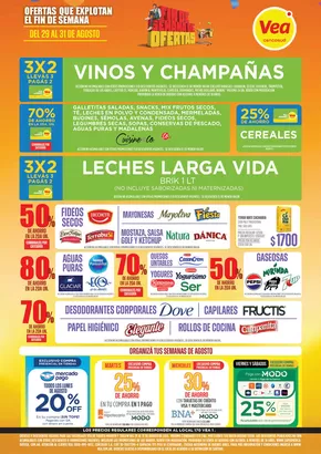Catálogo Supermercados Vea en General Pacheco | Gangas y ofertas actuales | 2025-08-29T00:00:00.000Z - 2025-08-31T00:00:00.000Z