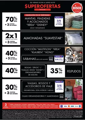 Catálogo Disco en Córdoba | Non Food | 2025-08-28T00:00:00.000Z - 2025-09-03T00:00:00.000Z