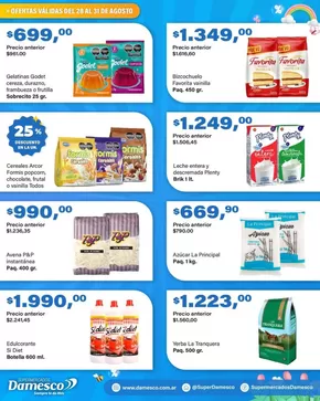 Catálogo Supermercados Damesco | Ofertas principales y descuentos | 2025-08-28T00:00:00.000Z - 2025-08-31T00:00:00.000Z