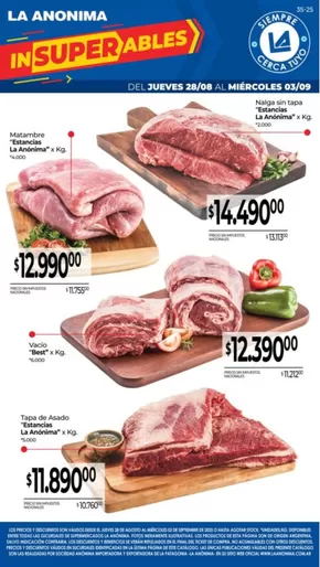 Catálogo La Anonima en Yacimiento Río Turbio | Grandes descuentos en productos seleccionados | 2025-08-28T00:00:00.000Z - 2025-09-03T00:00:00.000Z