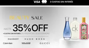 Beauty sale. Hasta 35% off