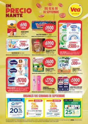 Catálogo Supermercados Vea en San Francisco (Córdoba) | Oferta imPRECIOnante | Córdoba | 2025-09-02T00:00:00.000Z - 2025-09-08T00:00:00.000Z