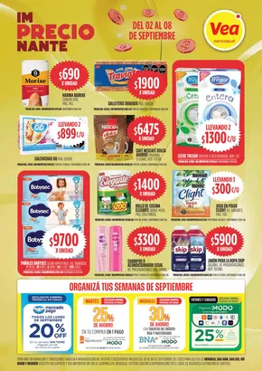 Catálogo Supermercados Vea en Lomas de Zamora | Ofertas imPRECIOnante Cuyo  | 2025-09-02T00:00:00.000Z - 2025-09-08T00:00:00.000Z