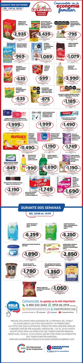 Catálogo Cooperativa Obrera en San Nicolás de los Arroyos | canasta CR-01092025 | 2025-09-02T00:00:00.000Z - 2025-09-16T00:00:00.000Z