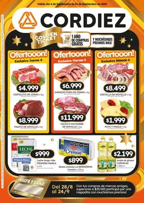 Catálogo Cordiez en Santa Fe | Ofertas Cordiez | 2025-09-04T00:00:00.000Z - 2025-09-18T00:00:00.000Z