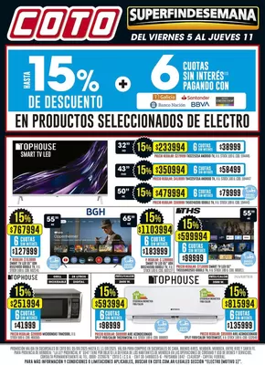 Catálogo Coto en Buenos Aires | Coto Afiche Electro Motivo | 2025-09-05T00:00:00.000Z - 2025-09-19T00:00:00.000Z