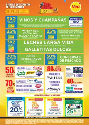 Catálogo Supermercados Vea en Junín (Buenos Aires) | Oferta fin de semana | 2025-09-05T00:00:00.000Z - 2025-09-07T00:00:00.000Z
