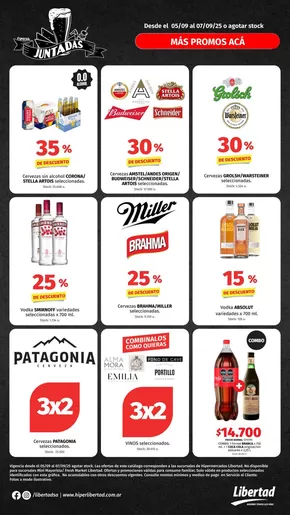Catálogo Hiper Libertad en Los Antiguos | Ofertas principales para todos los clientes | 2025-09-06T00:00:00.000Z - 2025-09-20T00:00:00.000Z