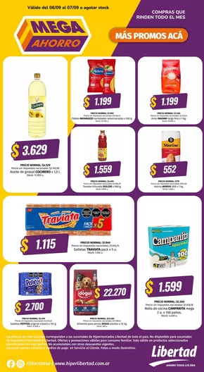 Catálogo Hiper Libertad en San Miguel de Tucumán | Promociones actuales | 2025-09-06T00:00:00.000Z - 2025-09-20T00:00:00.000Z