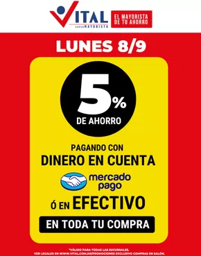 Catálogo Supermayorista Vital en Avellaneda (Buenos Aires) | Mercado Pago |  | 2025-09-08T00:00:00.000Z - 2025-09-22T00:00:00.000Z