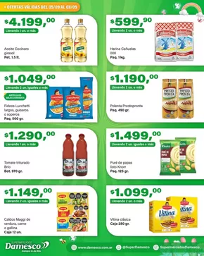 Catálogo Supermercados Damesco en Salta | Descubre ofertas atractivas | 2025-09-08T00:00:00.000Z - 2025-09-22T00:00:00.000Z