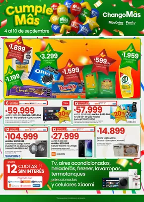 Catálogo Changomas en San Fernando | Cumple Mas | 2025-09-08T00:00:00.000Z - 2025-09-10T00:00:00.000Z