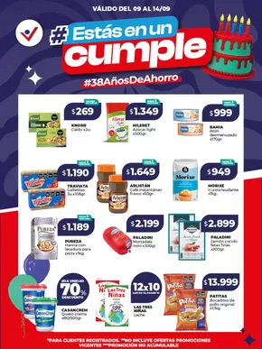 Catálogo Supermayorista Vital en Zárate | #EstásEnUnCumple | Ofertas destacadas | 2025-09-09T00:00:00.000Z - 2025-09-23T00:00:00.000Z