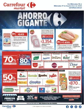 Catálogo Carrefour Market en Chajarí | Ofertas principales para ahorradores | 2025-09-10T00:00:00.000Z - 2025-09-18T00:00:00.000Z
