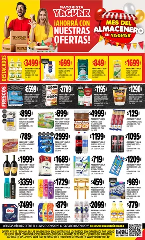 Catálogo Supermercados Yaguar | Ofertas especiales para ti | 2025-09-08T00:00:00.000Z - 2025-09-13T00:00:00.000Z