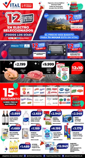 Catálogo Supermayorista Vital en Buenos Aires | Ofertas fin de semana |  | 2025-09-12T00:00:00.000Z - 2025-09-26T00:00:00.000Z
