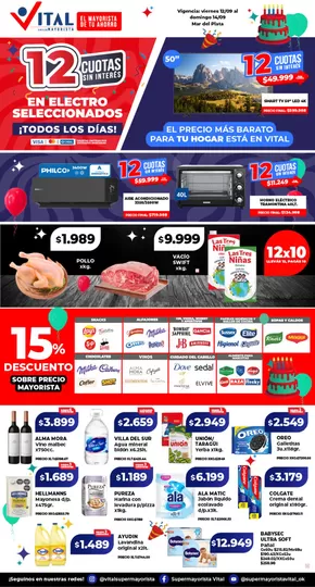 Catálogo Supermayorista Vital | Ofertas especiales atractivas para todos | 2025-09-12T00:00:00.000Z - 2025-09-26T00:00:00.000Z