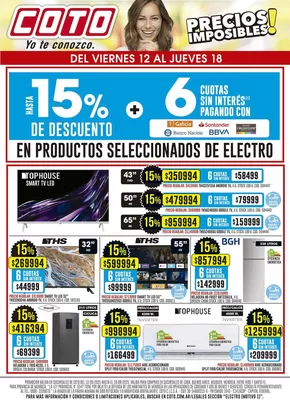 Catálogo Coto en Buenos Aires | Coto Afiche Electro Motivo | 2025-09-12T00:00:00.000Z - 2025-09-26T00:00:00.000Z